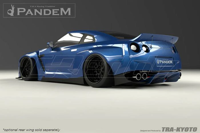 GReddy Nissan GTR R35 Version 2 Pandem X Rocket Bunny Rear Under Diffuser - Image 3