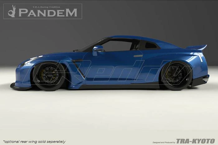 GReddy Nissan GTR R35 Version 2 Pandem X Rocket Bunny Rear Under Diffuser - Image 5