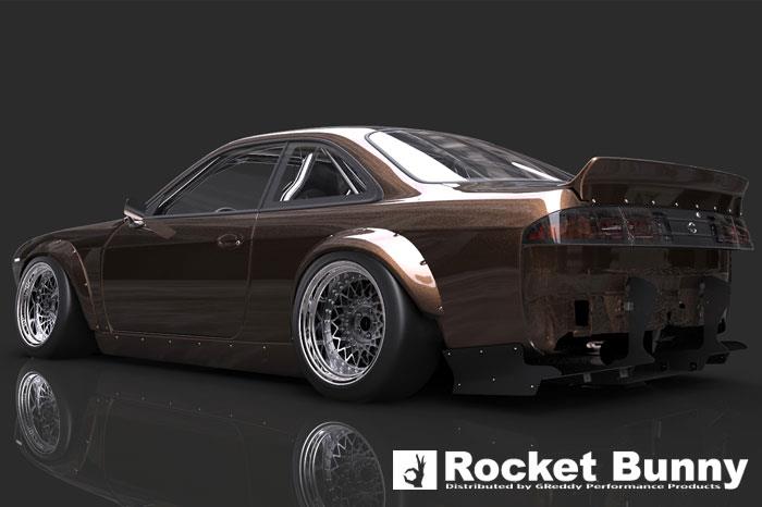 GReddy Pandem 95-98 Nissan 240SX Rocket Bunny S14 V2 Front Lip - Image 3
