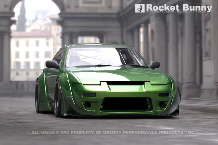GReddy RPS13 V2 Rocket Bunny Aero Side Skirts Only - Image 2