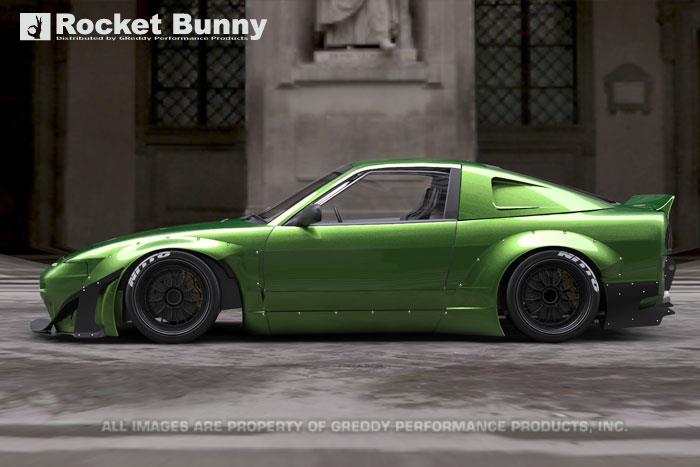 GReddy RPS13 V2 Rocket Bunny Aero Side Skirts Only - Image 5