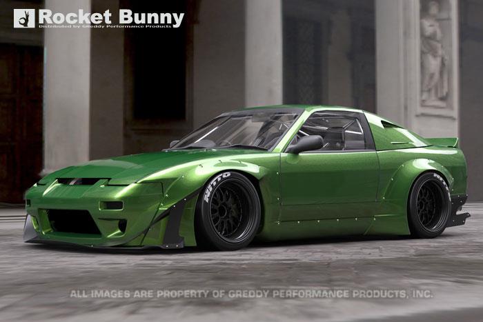 GReddy RPS13 V2 Rocket Bunny Aero Side Skirts Only - Image 6