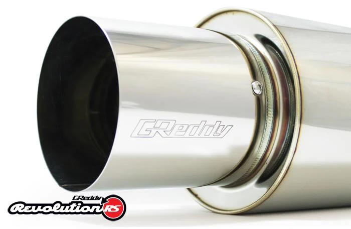 GReddy Universal 3in 3-Bolt Tip Revolution RS Muffler - Image 3