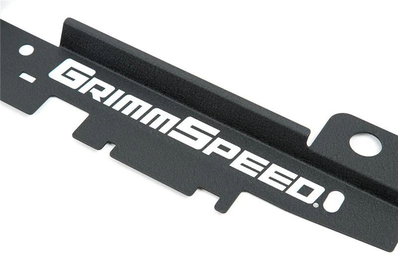 GrimmSpeed 05-09 Subaru Legacy/Outback Radiator Shroud w/Tool Tray - Textured Black - Image 2