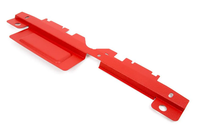 GrimmSpeed 05-09 Subaru Legacy/Outback Radiator Shroud w/Tool Tray - Textured Red - Image 3