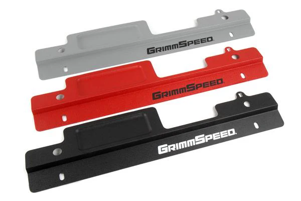GrimmSpeed 05-09 Subaru Legacy/Outback Radiator Shroud w/Tool Tray - Textured Red - Image 5