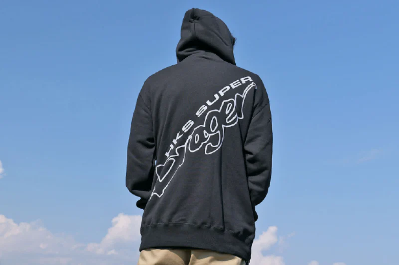 HKS HOODIE SUPER DRAGER BLACK L - Image 2