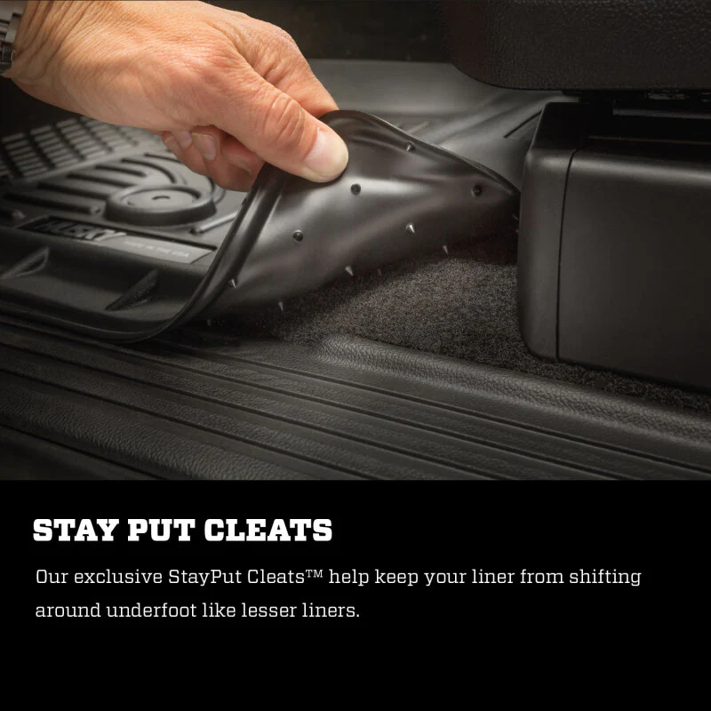 Husky Liners 07-12 Dodge Caliber / 07-14 Jeep Compass WeatherBeater Black 2nd Seat Floor Liners - Image 4