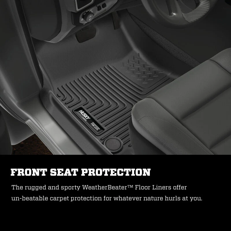 Husky Liners 10 Dodge Ram 2500/3500 Ext Cab WeatherBeater Black 2nd Seat Floor Liners - Image 11