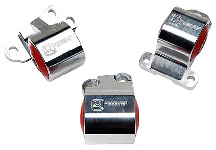 Innovative 92-95 Civic B/D Series Black Aluminum Mounts 85A Bushings (2 Bolt) - Image 2