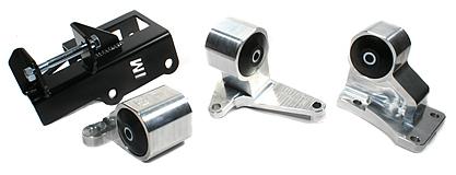 Innovative 92-95 Civic H-Series Black Aluminum Mounts 85A Bushings - Image 2