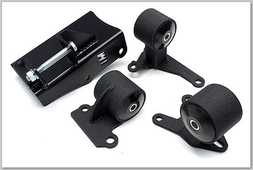 Innovative 94-01 Integra H-Series Black Steel Mounts 85A Bushings - Image 2