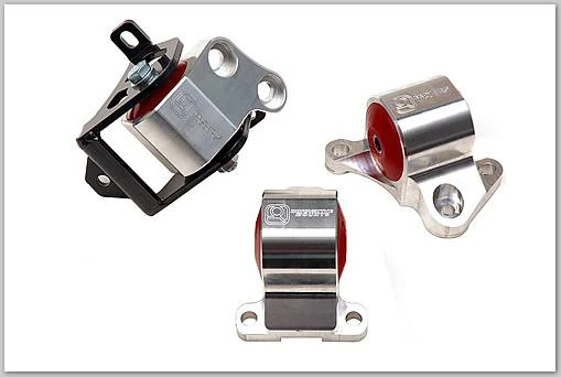 Innovative 96-00 Civic B/D Series Black Aluminum Mounts 60A Bushings (2 Bolt) - Image 2