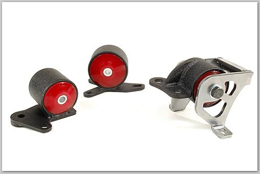 Innovative 96-00 Civic B/D Series Black Steel Mounts 85A Bushings (2 Bolt) - Image 2