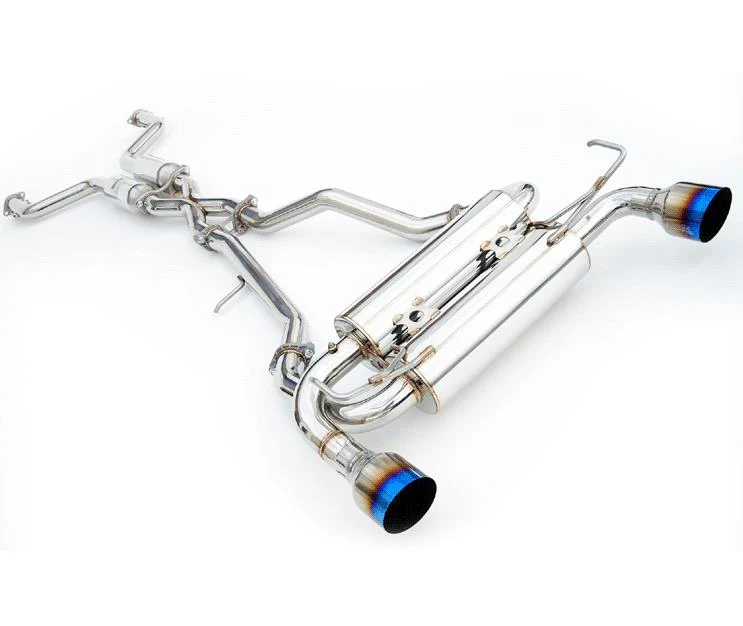 Invidia 03-08 Infiniti FX35/45 Gemini Single Layer Titanium Tip Cat-back Exhaust - Image 5