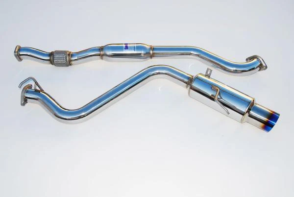 Invidia 08-09 WRX Sedan 76mm (101mm tip) REGULAR Titanium Tip Cat-back Exhaust - Image 2