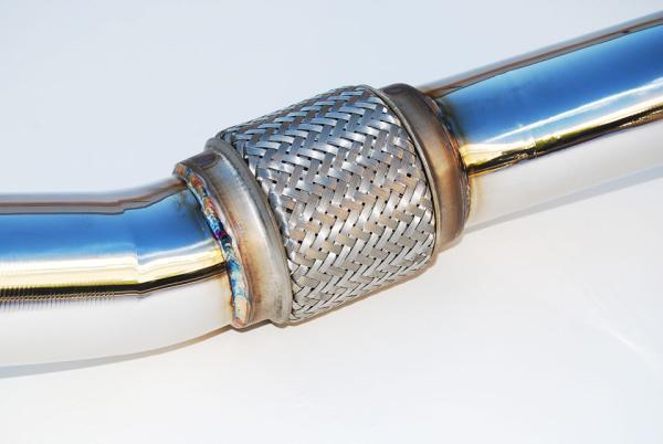 Invidia 08-09 WRX Sedan 76mm (101mm tip) REGULAR Titanium Tip Cat-back Exhaust - Image 4