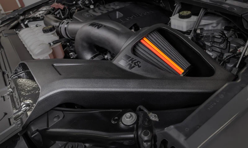 K&N 21-24 Chevrolet Silverado 1500 V8 5.3L/6.2L F/L NextGen Dryflow Cold Air Intake - Image 3