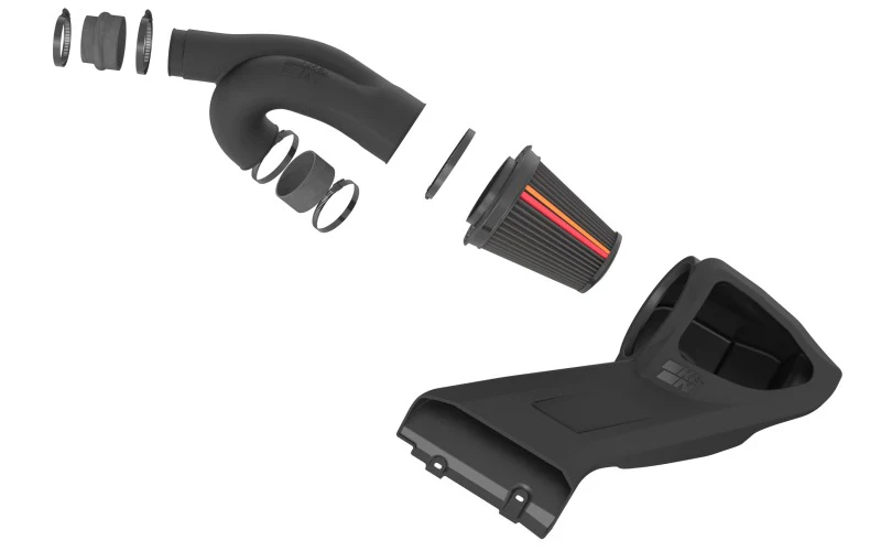 K&N 21-24 Chevrolet Silverado 1500 V8 5.3L/6.2L F/L NextGen Dryflow Cold Air Intake - Image 8