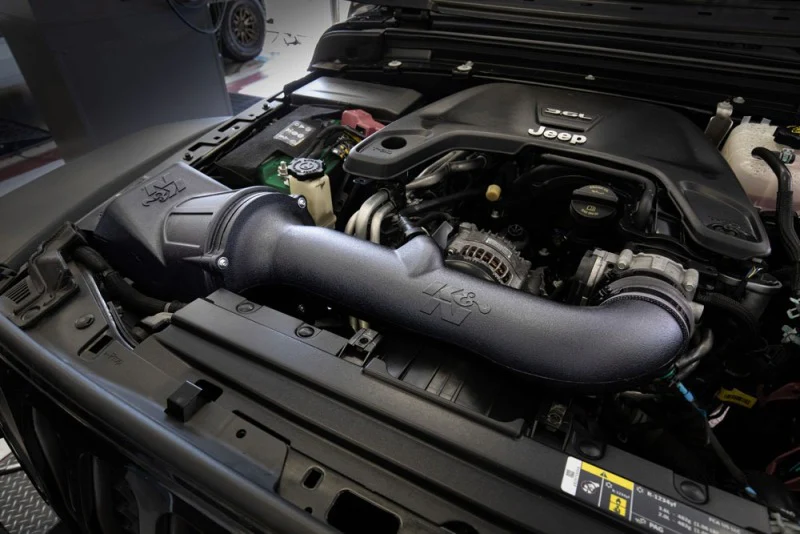 K&N Dryflow Air Intake System Jeep Wrangler Jl V6-3.6L F/I 18-23 - Image 3