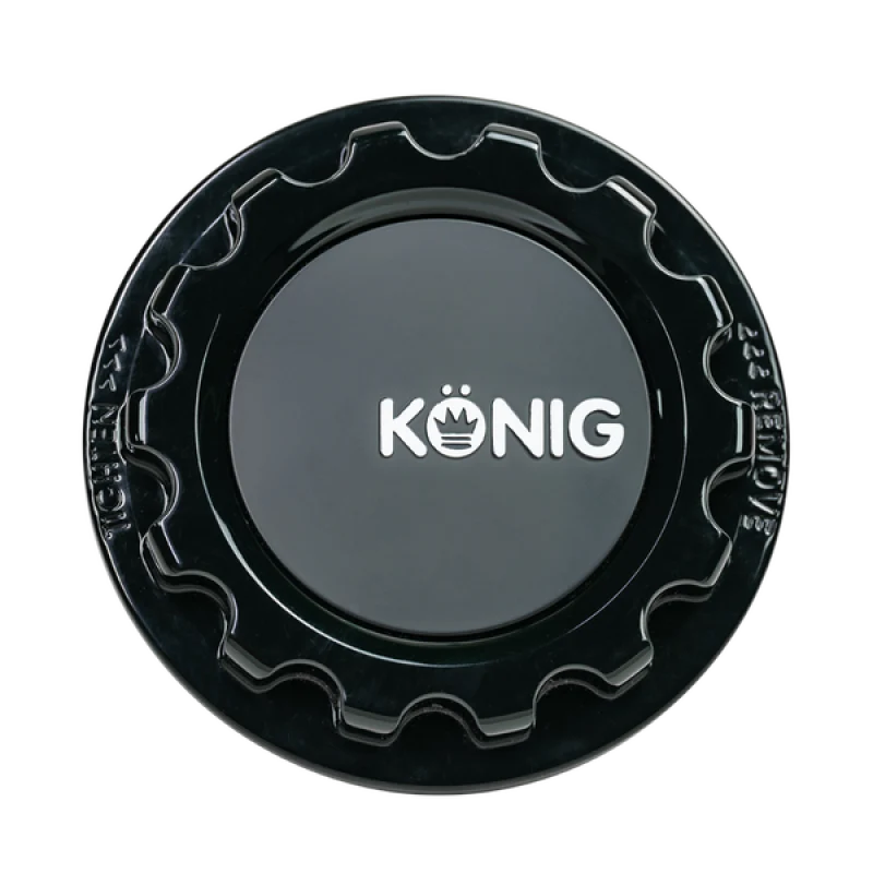 Konig MRK1 Gloss Black Gear Cap w/ Logo - Image 2