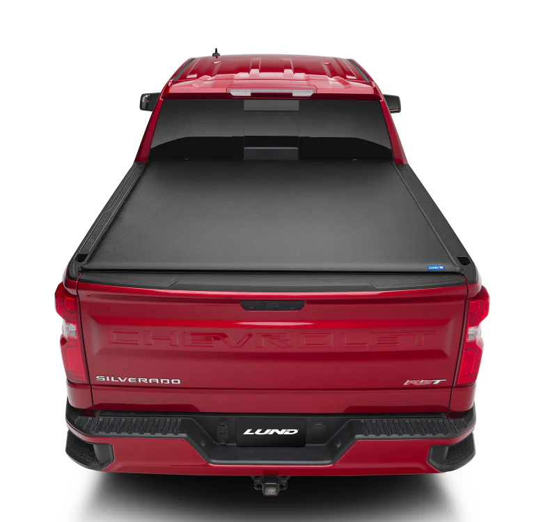 Lund 07-17 Chevy Silverado 1500 (5.5ft. Bed) Genesis Roll Up Tonneau Cover - Black - Image 4
