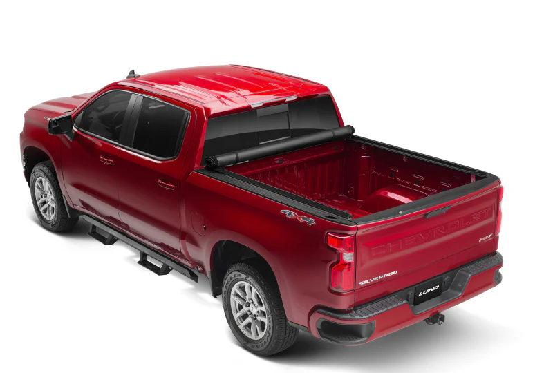 Lund 07-17 Chevy Silverado 1500 (5.5ft. Bed) Genesis Roll Up Tonneau Cover - Black - Image 7