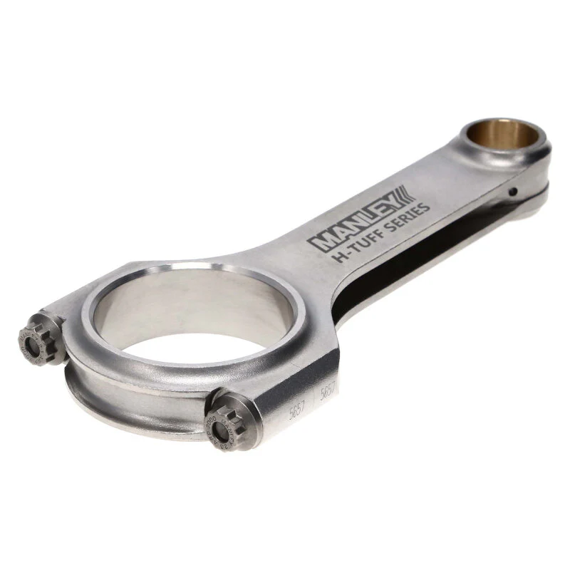 Manley 03-05 Mitsubishi Evolution VIII 2.0L 4G63 H-Beam Single Connecting Rod - 6.142in Length - Image 6