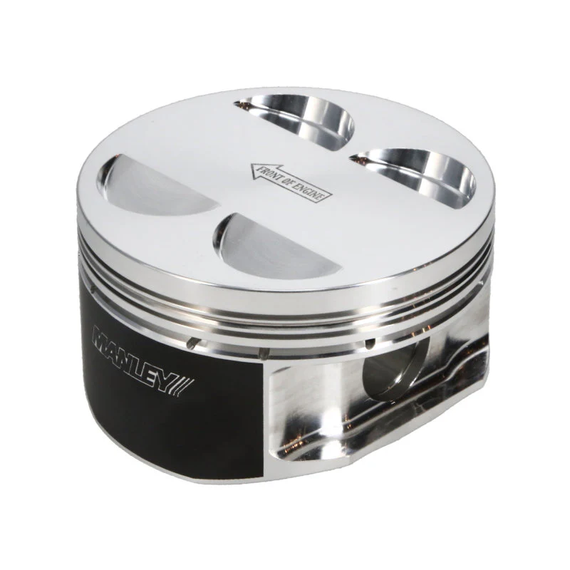 Manley Nissan GT-R 3.8L VR38DETT 99mm Bore 9.8:1 CR -2cc Dish Piston Set w/ Rings - Image 5