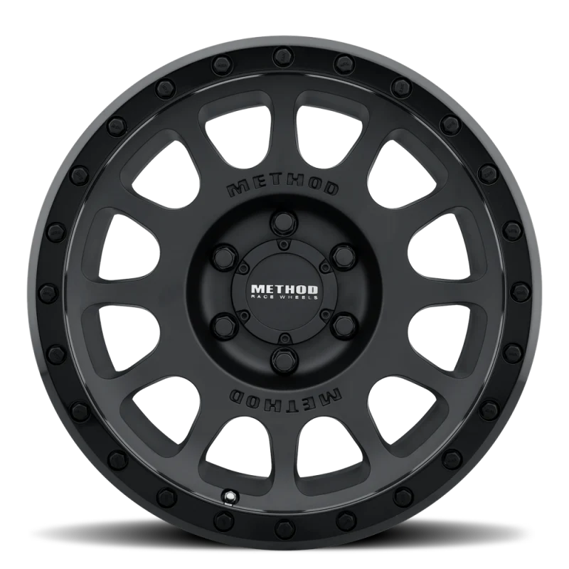 Method MR305 NV 17x8.5 0mm Offset 8x6.5 130.81mm CB Matte Black/Gloss Black Wheel - Image 2