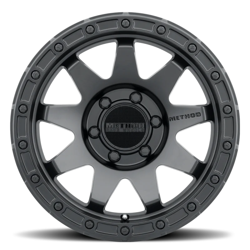 Method MR317 17x9 -12mm Offset 6x5.5 106.25mm CB Matte Black Wheel - Image 3