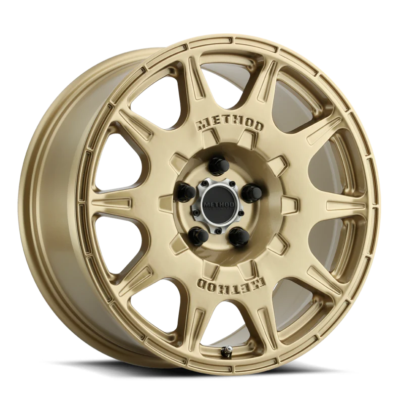 Method MR502 RALLY 17x8 +38mm Offset 5x4.5 67.1mm CB Gold Wheel - Image 3