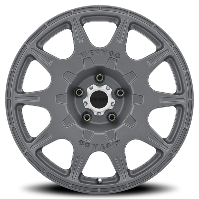 Method MR502 RALLY 17x8 +38mm Offset 5x4.5 67.1mm CB Titanium Wheel - Image 2