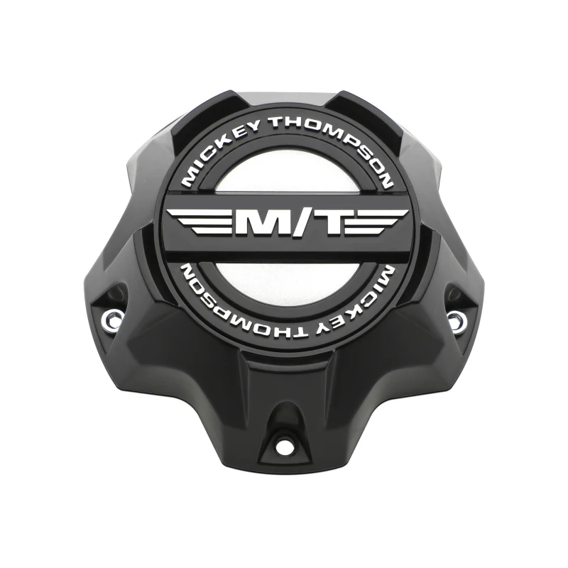 Mickey Thompson SD-5/Sidebiter Lock Black Center Cap - Closed 8 Lug Standard Cap - 250387