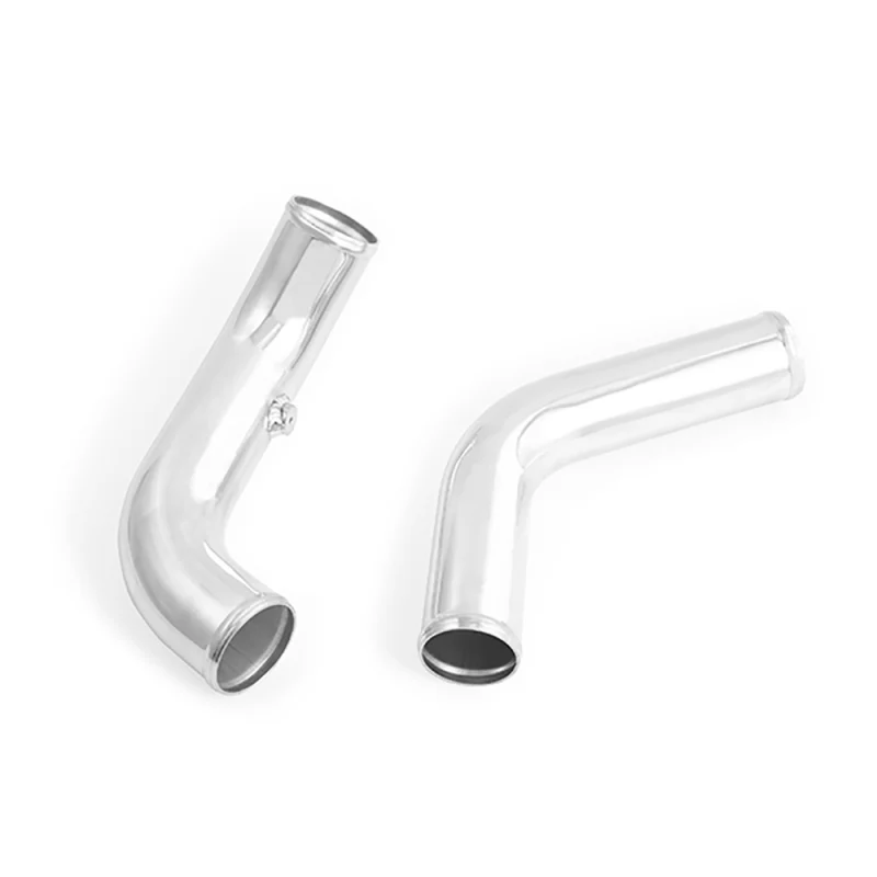 Mishimoto Ford Ranger 3.2L Diesel Intercooler Kit 2011+ Black w/ Polished Pipes - Image 4