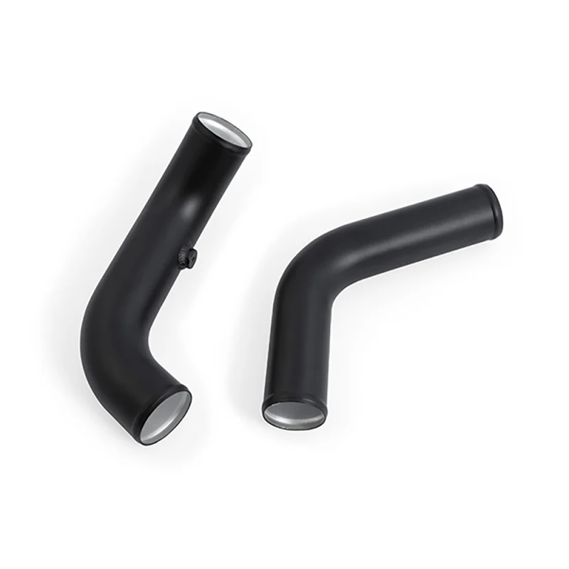 Mishimoto Ford Ranger 3.2L Diesel Intercooler Kit 2011+ Silver w/ Wrinkle Black Pipes - Image 2