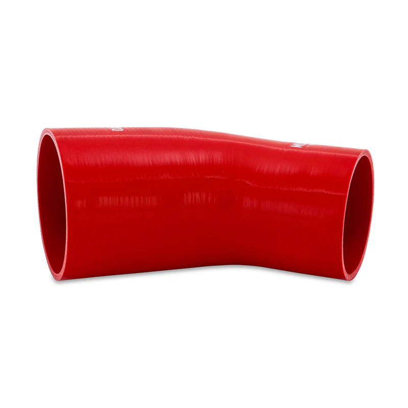 Mishimoto Silicone Reducer Coupler 45 Degree 3.5in to 4in - Red - Image 2