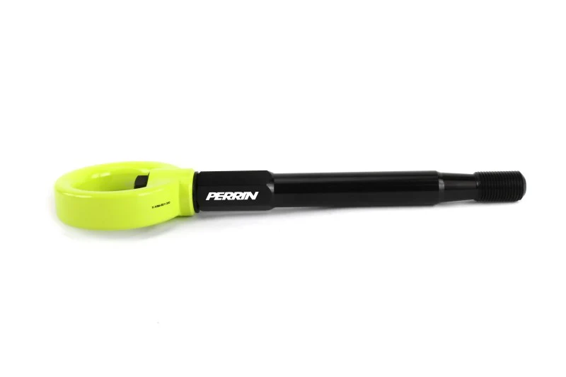 PERRIN 13-25 Subaru BRZ / 13-20 Scion FRS & Toyota 86 / 22-25 GR86 Tow Hook Kit (Rear) - Neon Yellow - Image 4