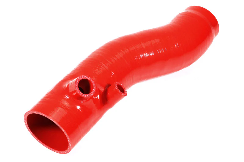Perrin 2022+ Subaru WRX Long Type Turbo Inlet Hose - Red - Image 10