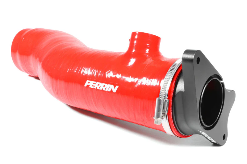 Perrin 2022+ Subaru WRX Long Type Turbo Inlet Hose - Red - Image 3