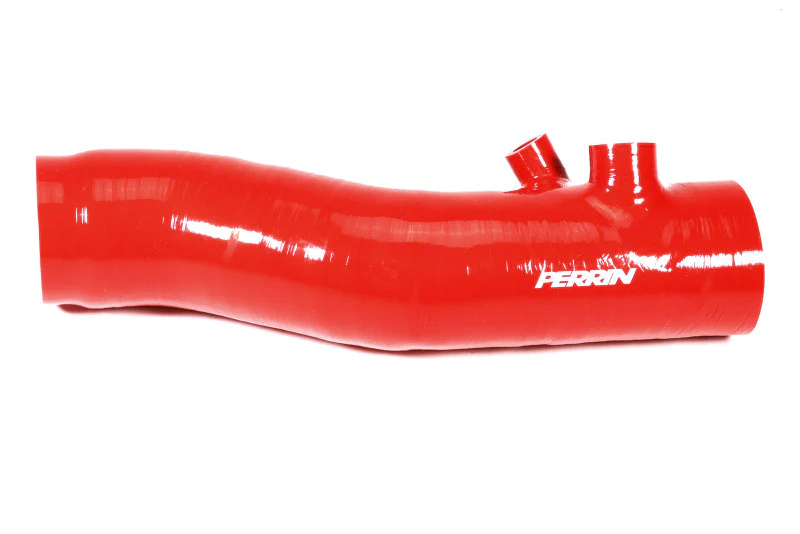 Perrin 2022+ Subaru WRX Long Type Turbo Inlet Hose - Red - Image 4