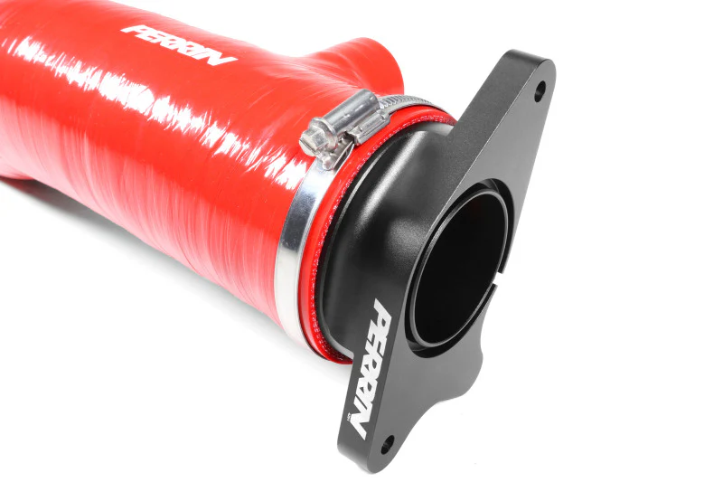 Perrin 2022+ Subaru WRX Long Type Turbo Inlet Hose - Red - Image 5