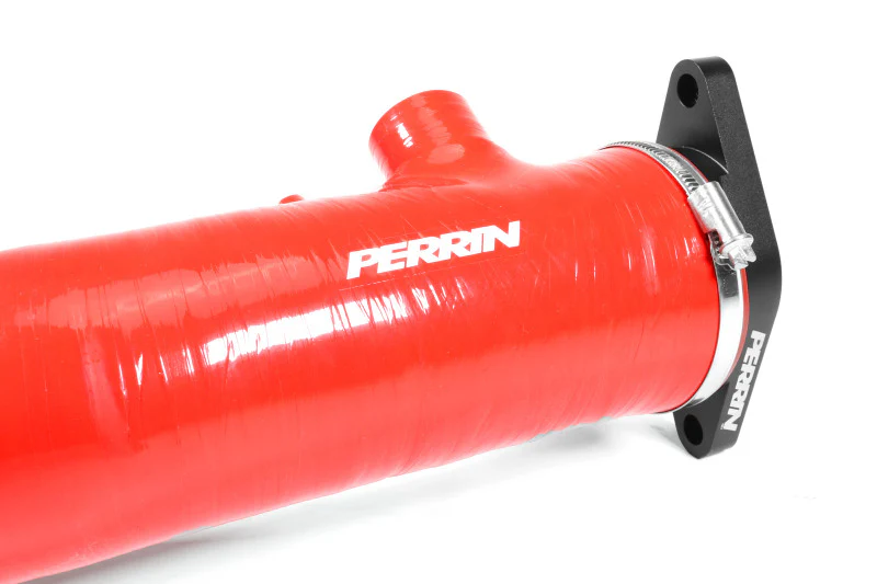 Perrin 2022+ Subaru WRX Long Type Turbo Inlet Hose - Red - Image 7