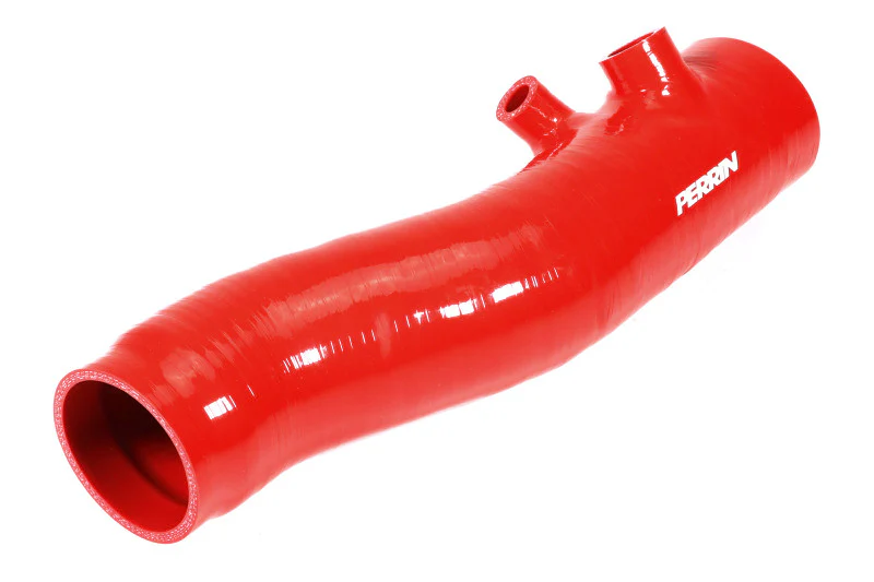 Perrin 2022+ Subaru WRX Long Type Turbo Inlet Hose - Red - Image 9