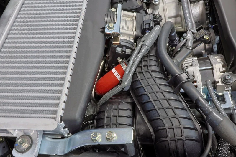 PERRIN 22-25 Subaru WRX / 19- 25 Ascent / 20-25 Outback & Legacy Turbo  PCV Hose - Red - Image 3