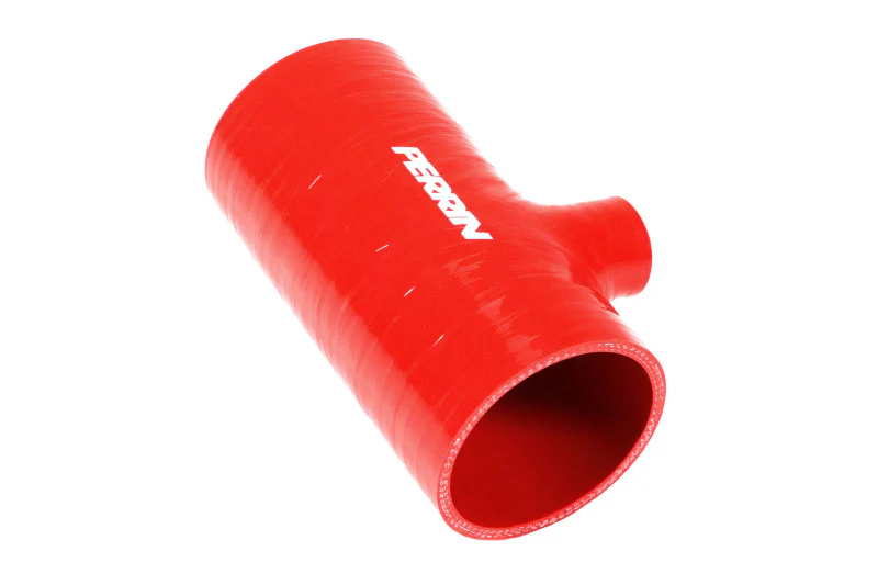 Perrin 22-25 Subaru WRX Short Type Turbo Inlet Hose - Red - Image 2