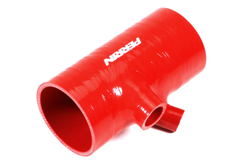 Perrin 22-25 Subaru WRX Short Type Turbo Inlet Hose - Red - Image 7