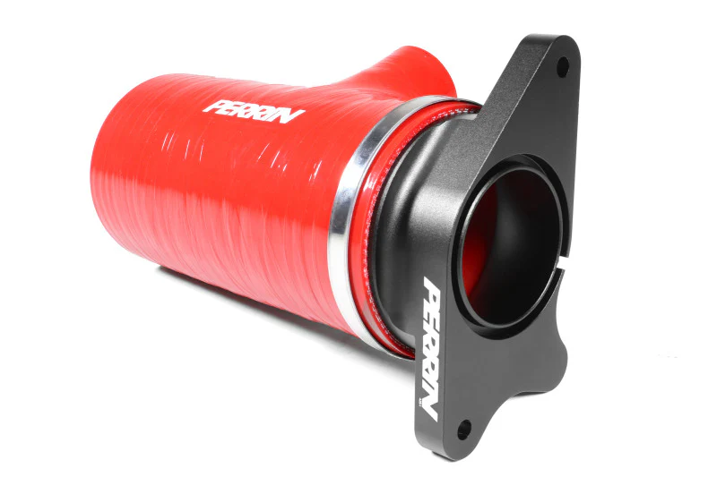 Perrin 22-25 Subaru WRX Short Type Turbo Inlet Hose - Red - Image 8