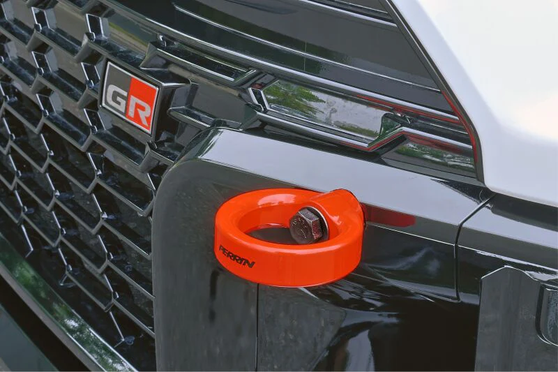 PERRIN 23-26 Toyota GR Corolla Front Tow Hook - Red - Image 6