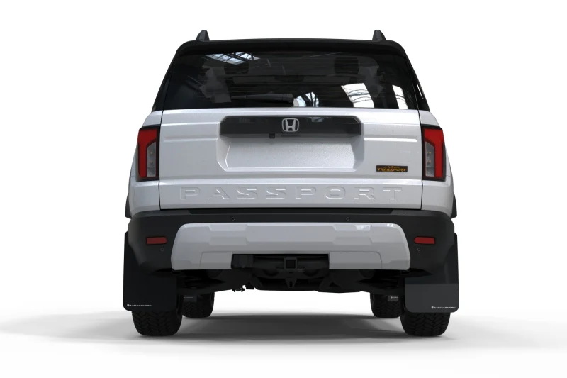 Rally Armor 2026 Honda Passport Black UR Mudflap - Metallic Black Logo - Image 6